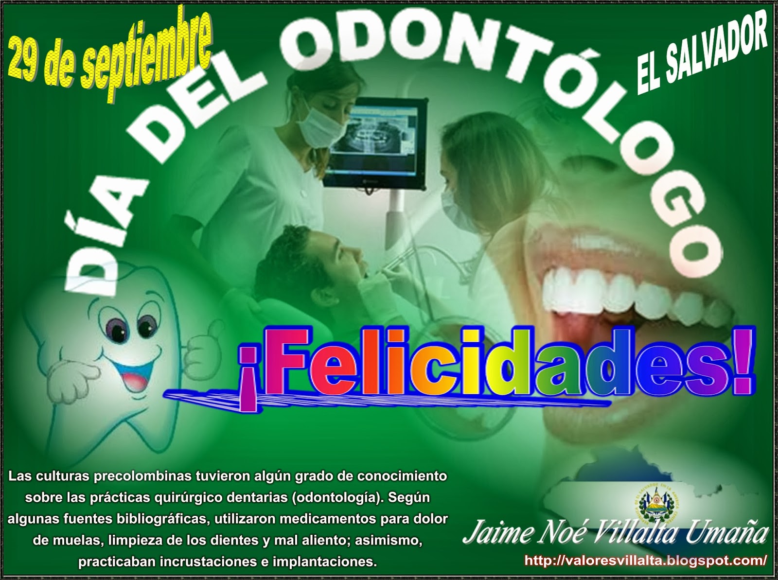 Valores Morales Y Cívicos Día Del Odontólogo