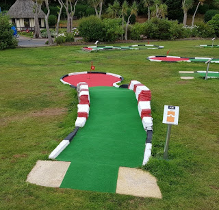 Crazy Golf at Mooragh Park in Ramsey on the Isle of Man