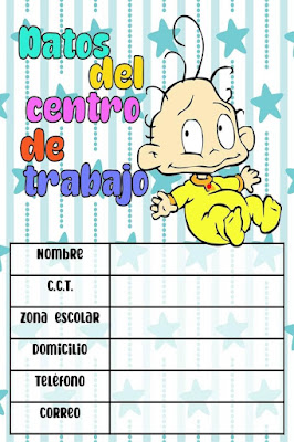 agenda-escolar-rugrats-imprimir-pdf