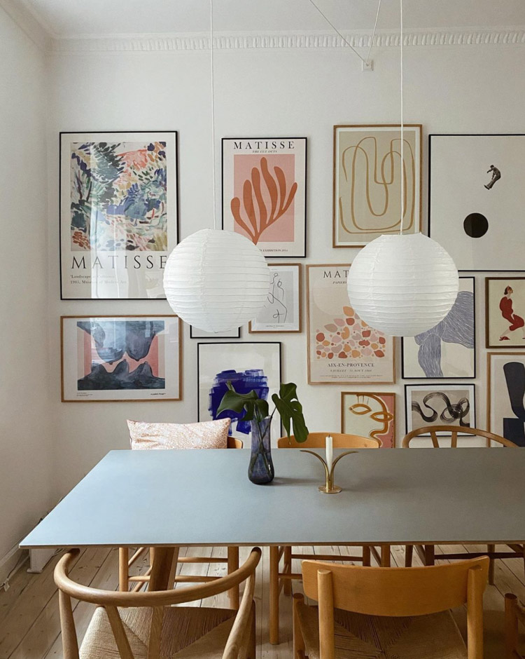 Line's Relaxed Copenhagen Home with Pretty Pastels