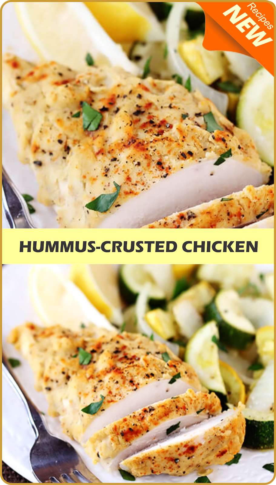 HUMMUSCRUSTED CHICKEN Amzing Food