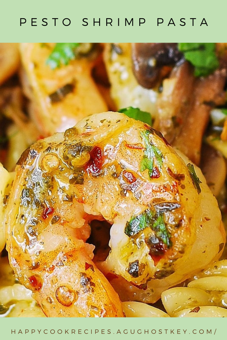 PESTO SHRIMP PASTA happy cook