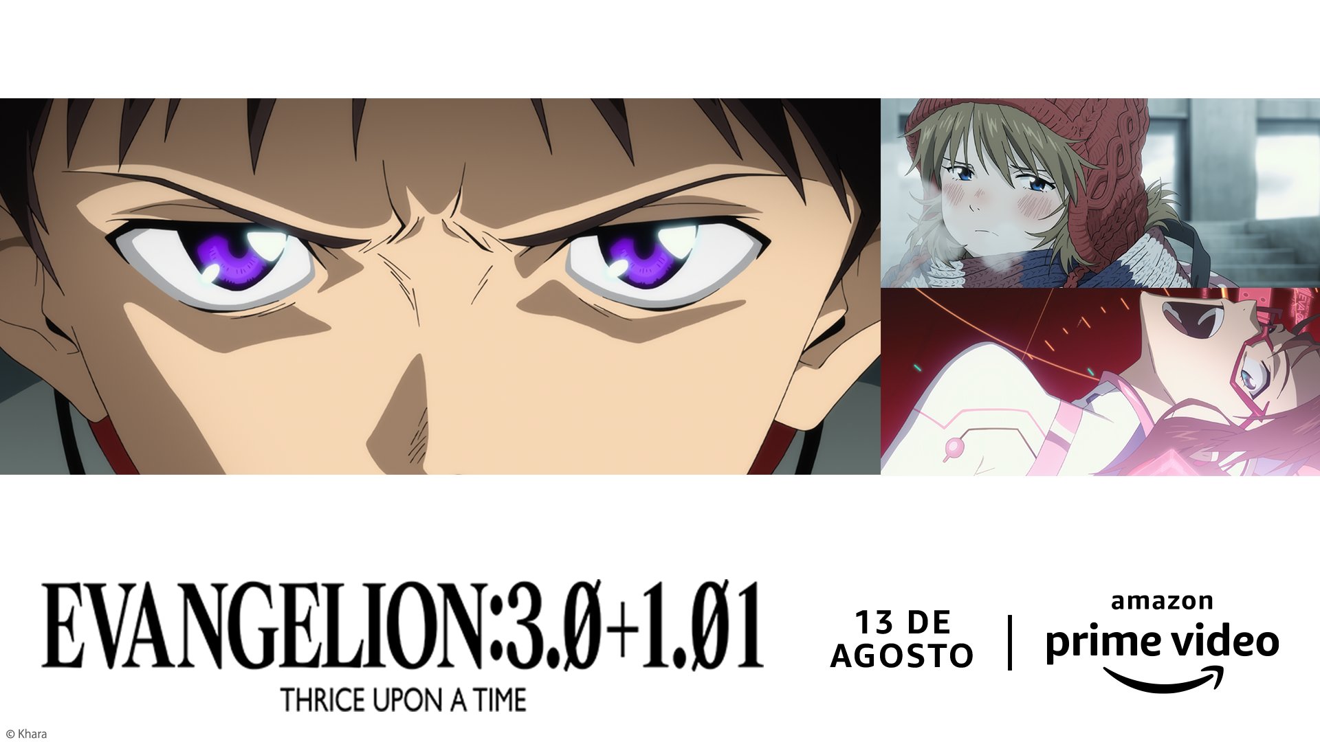 Evangelion 3.0+1.01 e mais 3 filmes confirmados na Prime Vídeo Manual do Otaku Evangelion 3.0+1.01 e mais 3 filmes confirmados na Prime Vídeo Manual do Otaku