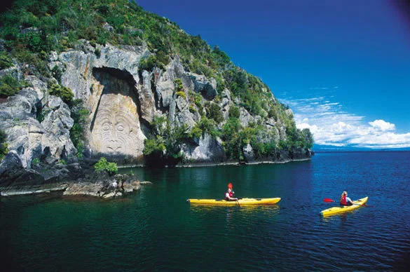 Ngatoroirangi Mine Bay Rock Carving Lake Taupo