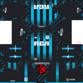 Racing Club 2019/2020 Kit - Dream League Soccer Kits