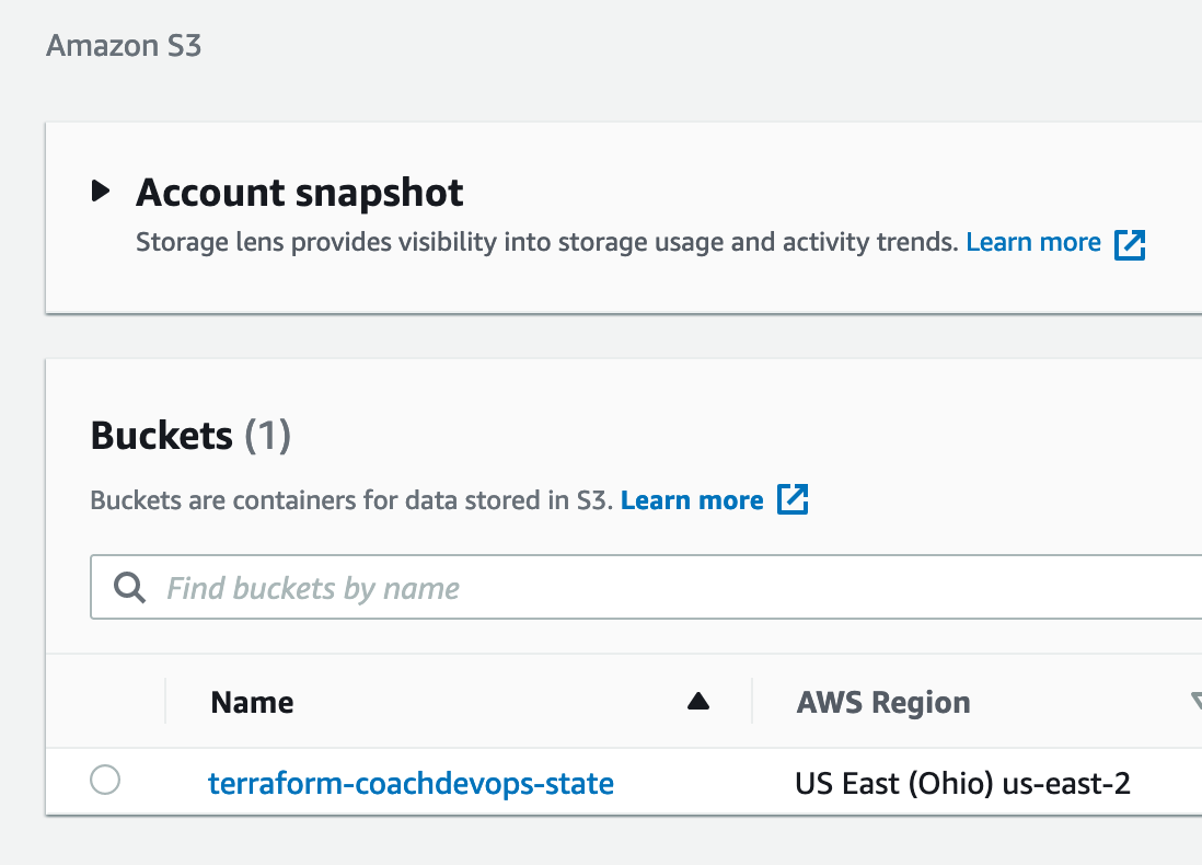Coaching on DevOps and Cloud Computing How to store Terraform state