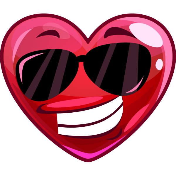 Sunglasses Heart Emoticon