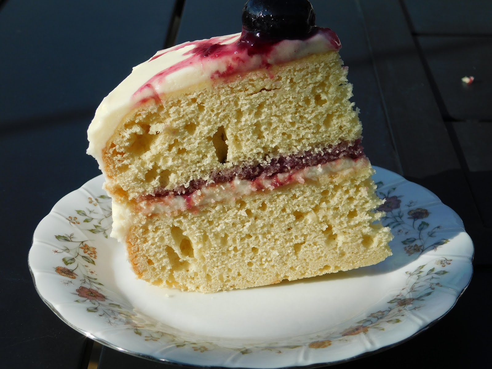 Cardamom Cake with Mulled Wine Jam CakeSliceBakers