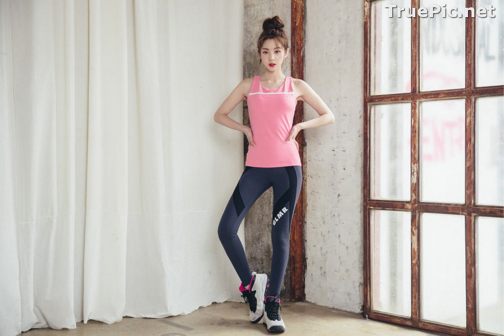 Image Korean Fashion Model - Lee Chae Eun - Fitness Set Collection #1 - TruePic.net - Picture-38