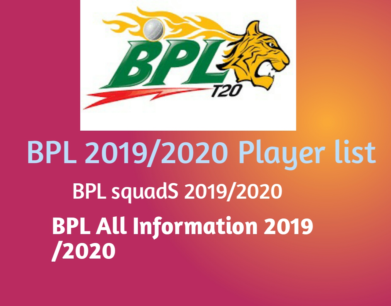 Bangladesh Premier League 20242024 BPL all team player list