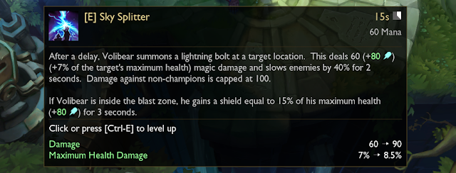 Patch Note 10.11 PBE : TENTATIVE BALANCE CHANGES & CONTINUED VOLIBEAR TESTING 19