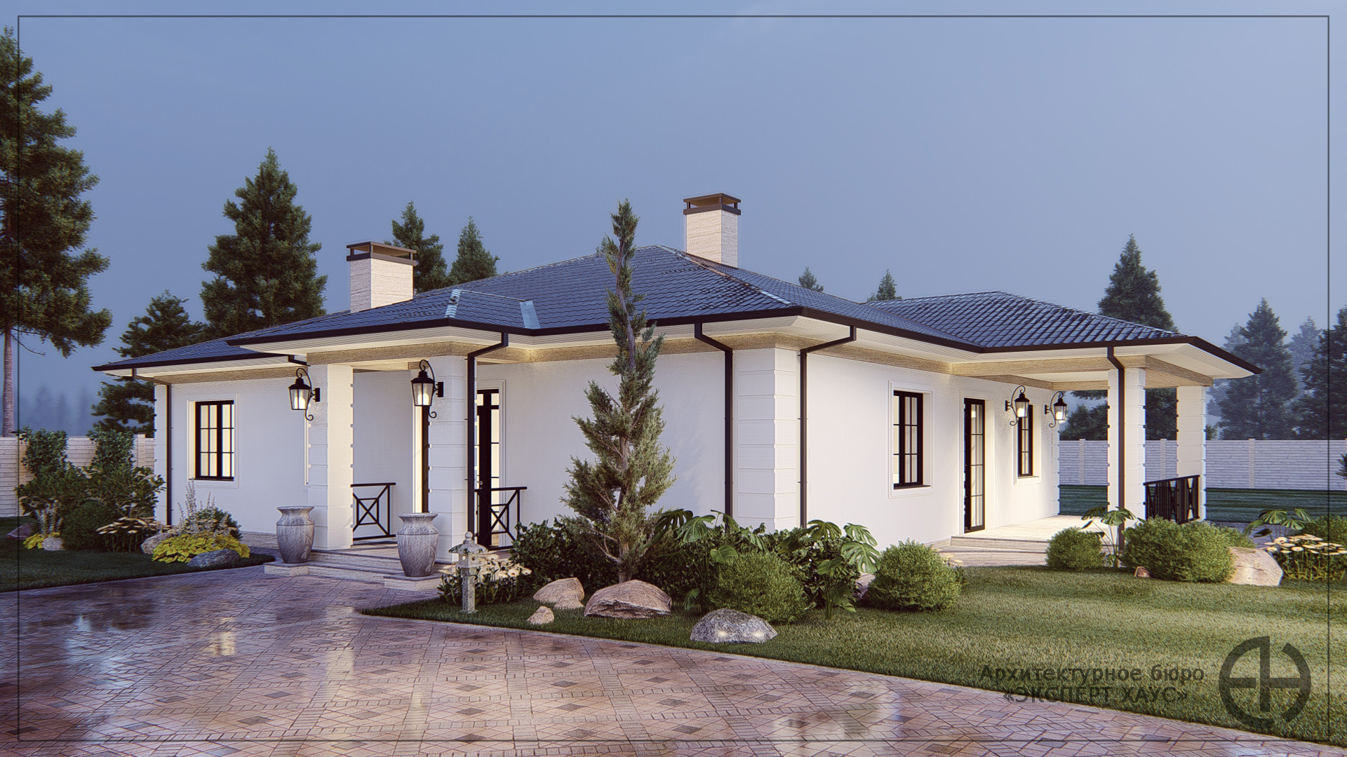 Проект одноэтажного дома 300 Projekt domu Hermina (1495) House styles, Mansions, House