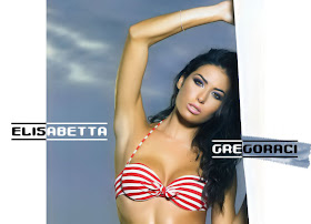 Italian Beauty Elisabetta Gregoraci Wallpaper