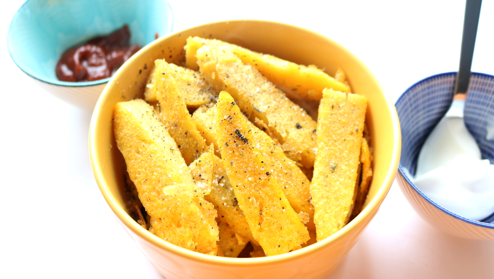 Foodie Friday Crispy Oven Baked Polenta Fries (GlutenFree / Vegan