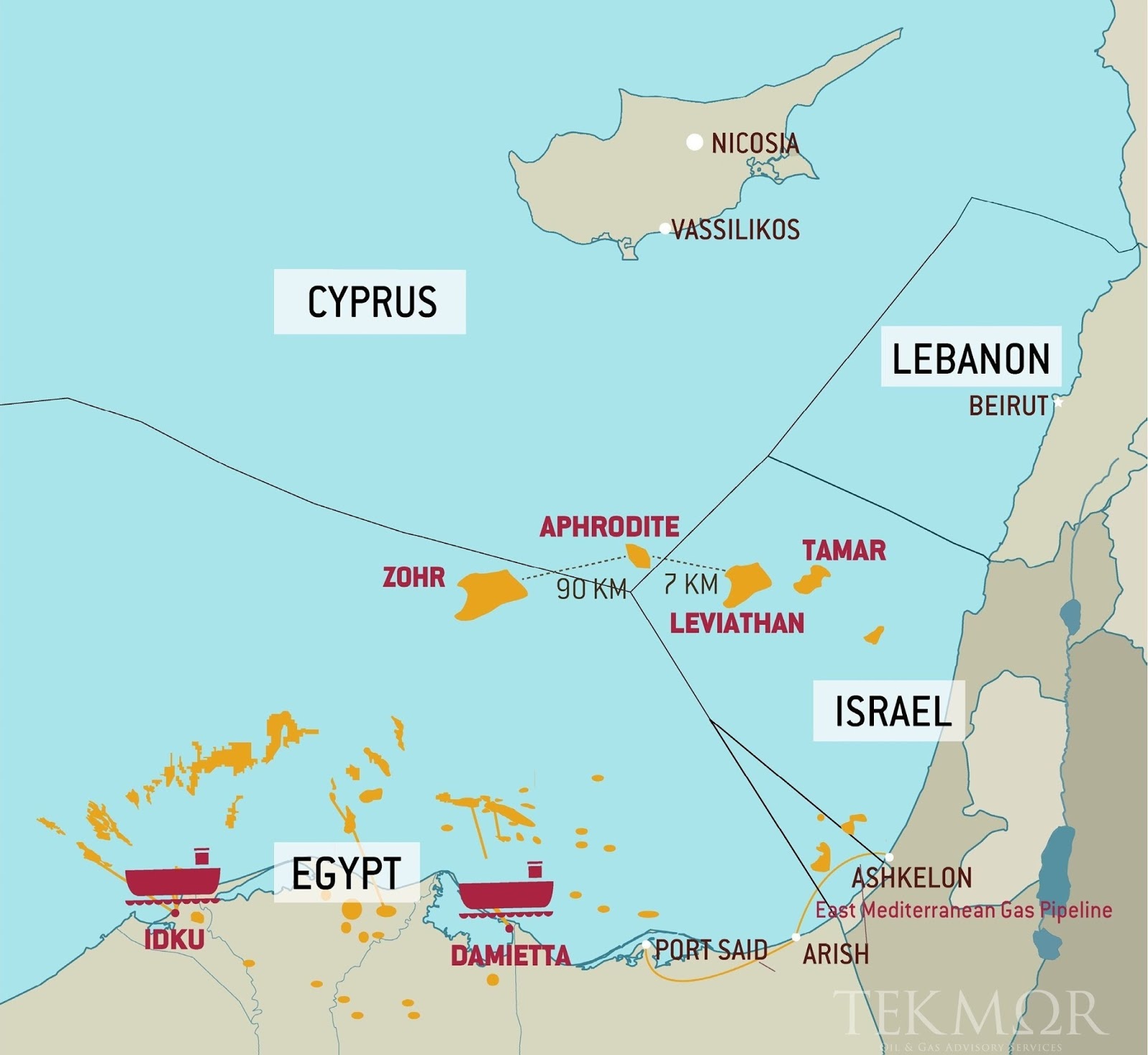 TEKMOR Monitor EastMed gas disputes could play into Egypt’s favor