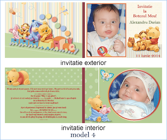 invitatii botez duble