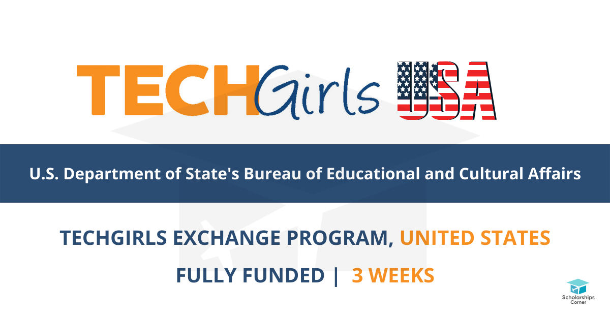 US Government TechGirls Programme 2021 for Young Women in STEM (Fully-funded)