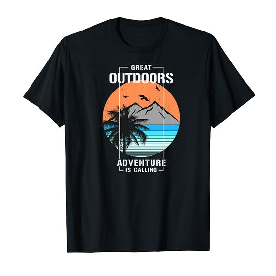 ÁO THUN COTTON UNISEX IN HÌNH GREAT OUTDOORS 14148