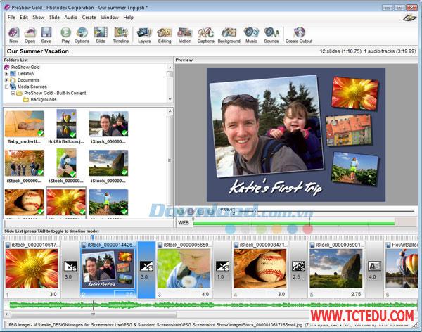 ProShow Gold – Phần mềm tạo video từ ảnh và nhạc