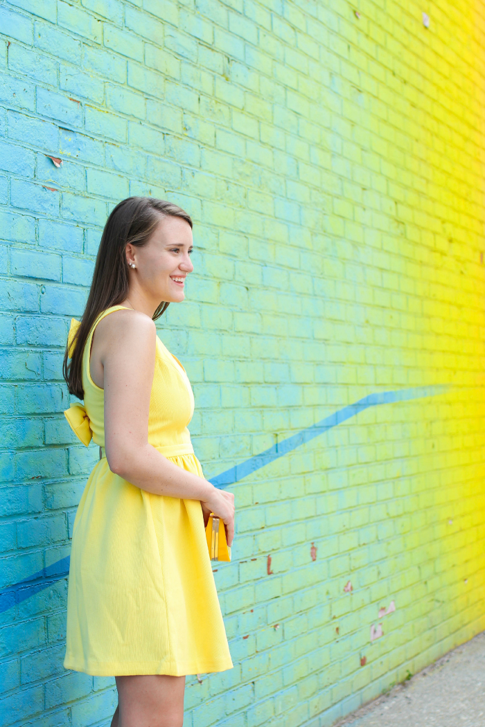Rainbow Wall in DUMBO | Connecticut Fashion and Lifestyle Blog ...