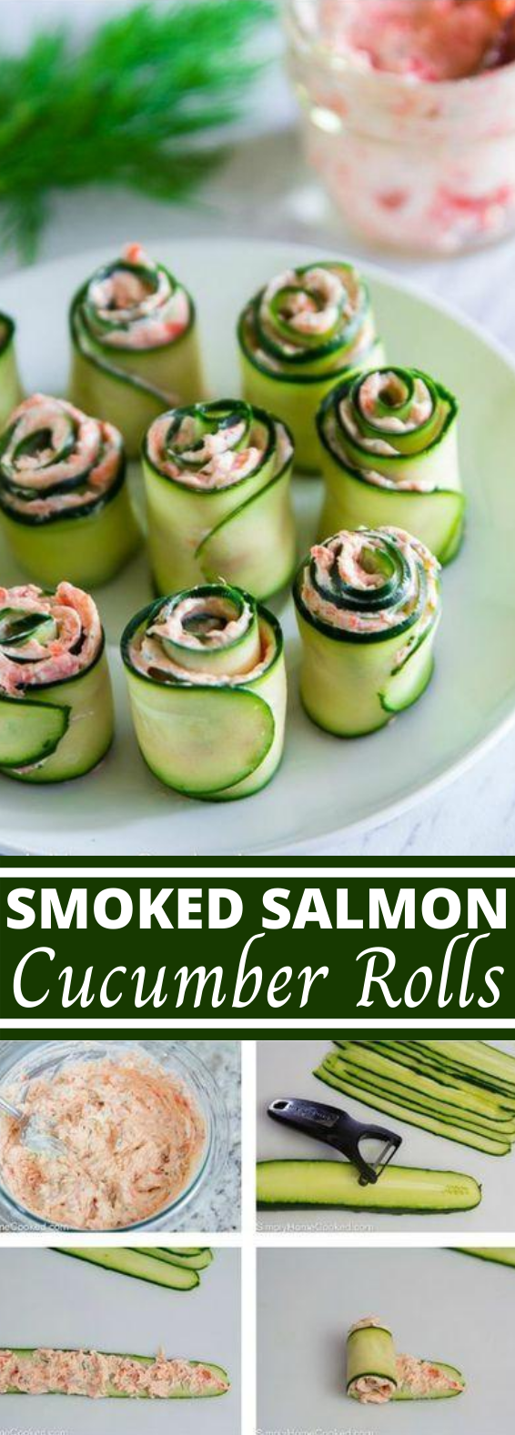 Smoked Salmon Cucumber Appetizer #easy #healthy #glutenfree #lowcarb #fingerfood
