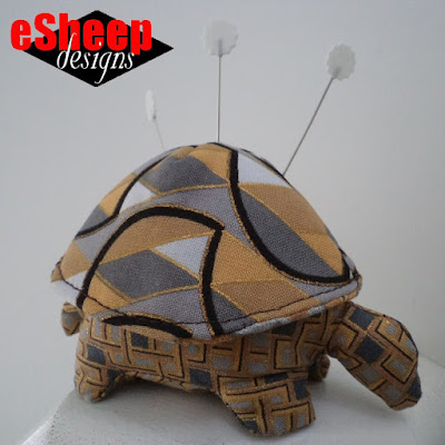 diy HandyMum Lin TV Tortoise Pincushion crafted by eSheep Designs