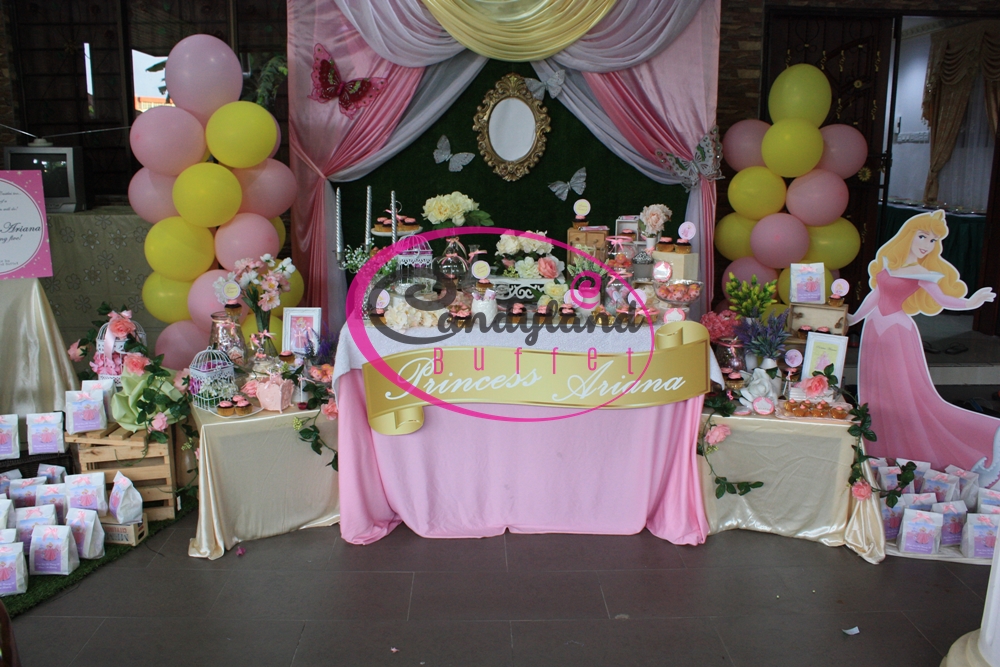 Candy Buffet Kota Kinabalu Sabah Princess Aurora Birthday Theme