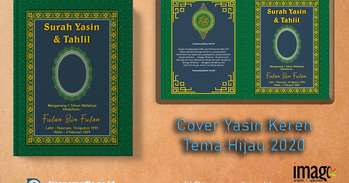 Cover Buku Yasin Keren Tema Hijau 2020 Imago Media Cover Buku Yasin Keren Tema Hijau 2020 Imago Media