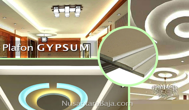 gambar desain plafon gypsum harga borongan tenaga pasang plafon gypsum