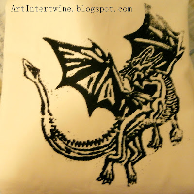 Art Intertwine - Silkscreen Dragon