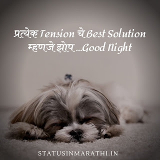 Good Night Status In Marathi : Good Night Images In Marathi