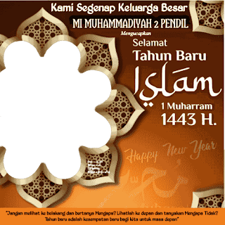 Contoh Twibbon Tahun Baru Islam 1 Muharram 1443 H