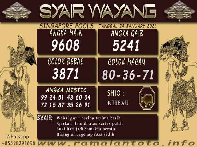 PREDIKSI singapura