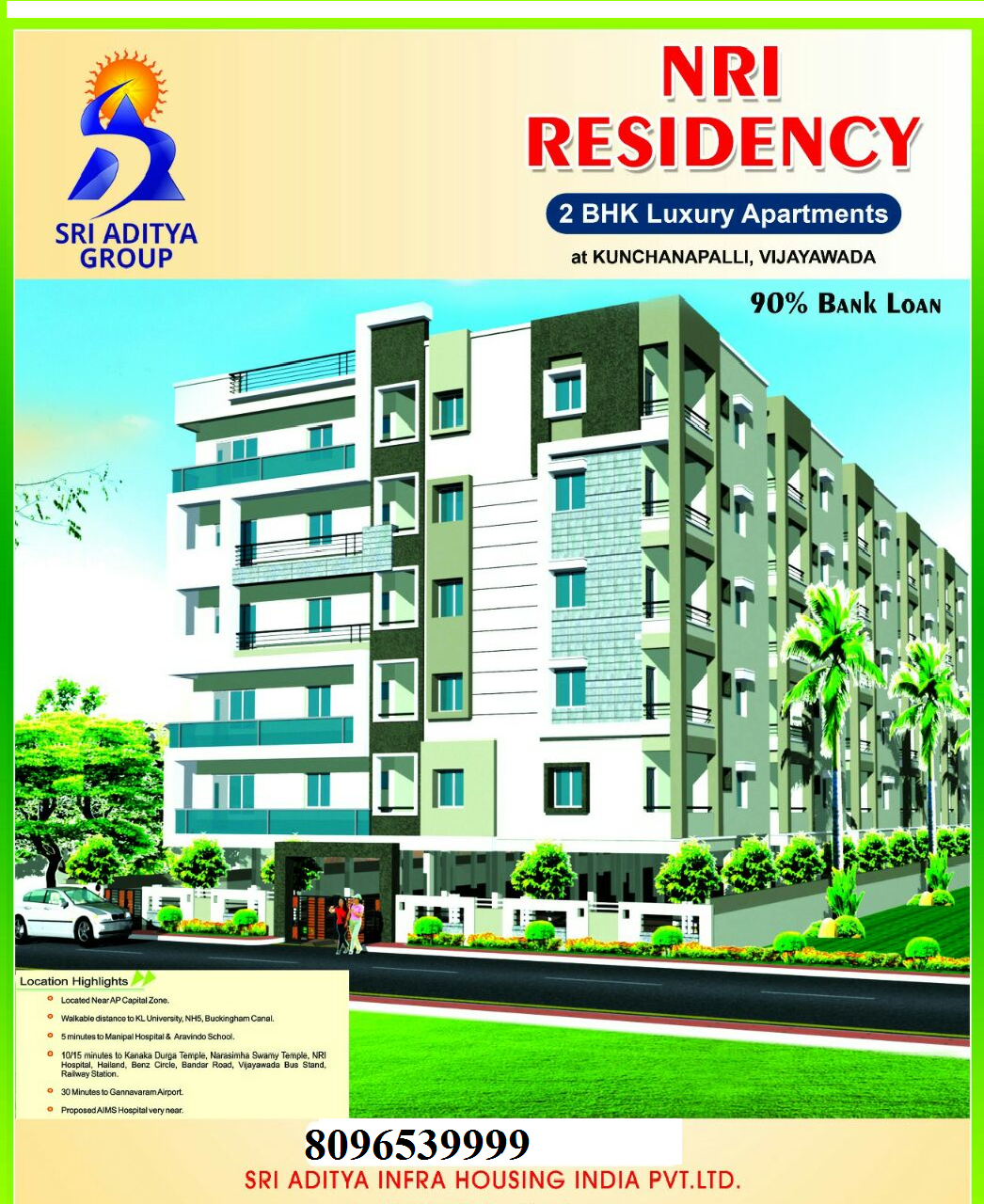 SRI ADITYA INFRA HOUSING INDIA PVT LTD 8096539999 APCRDA VILLAS/PLOTS