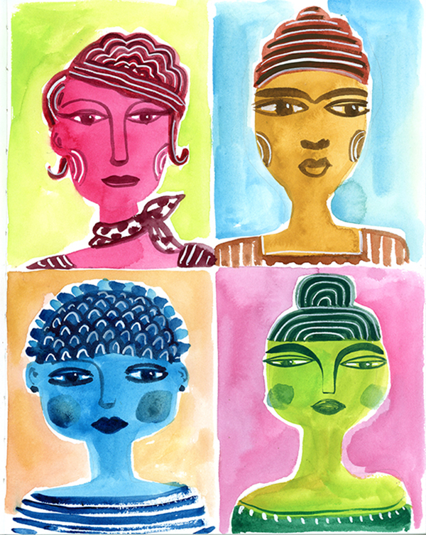 Jennifer Orkin Lewis (August Wren) a Sketchbook Conversation