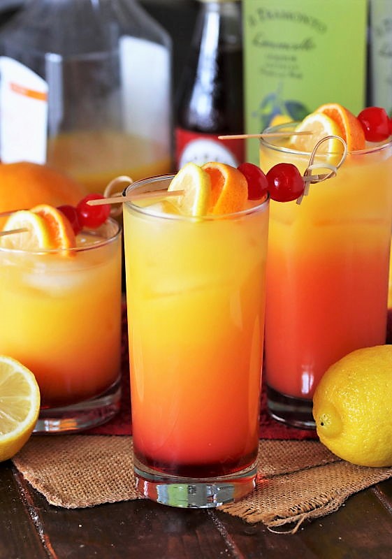 Limoncello Sunrise Cocktail The Kitchen is My Playground