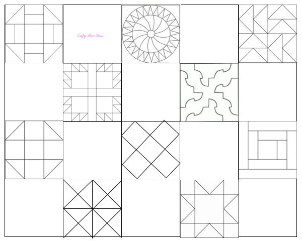 Freedom Quilt Coloring Pages Sketch Coloring Page