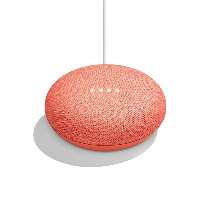 Google Home Mini Smart Speaker with Google Assistant - Coral