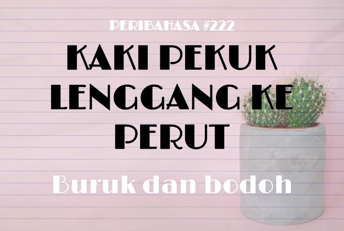 Kaki Pekuk Lenggang ke Perut #222