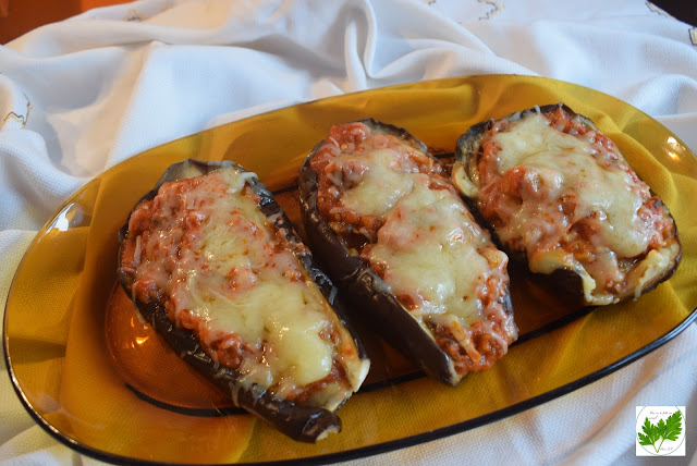 En Buena Onda: Berenjenas Rellenas de Champiñones