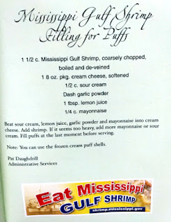 Mississippi Gulf Shrimp Filling for Puffs recipe