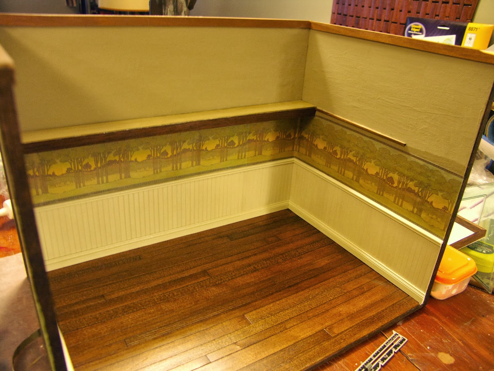 Happy Little Worlds Remoldeling a Gift Miniature Dollhouse Store the