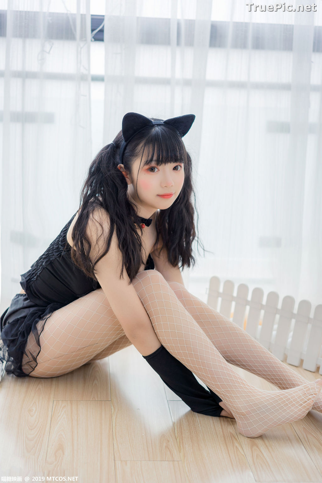 Image [MTCos] 喵糖映画 Vol.045 – Chinese Cute Model – Black Cat Girl - TruePic.net - Picture-23