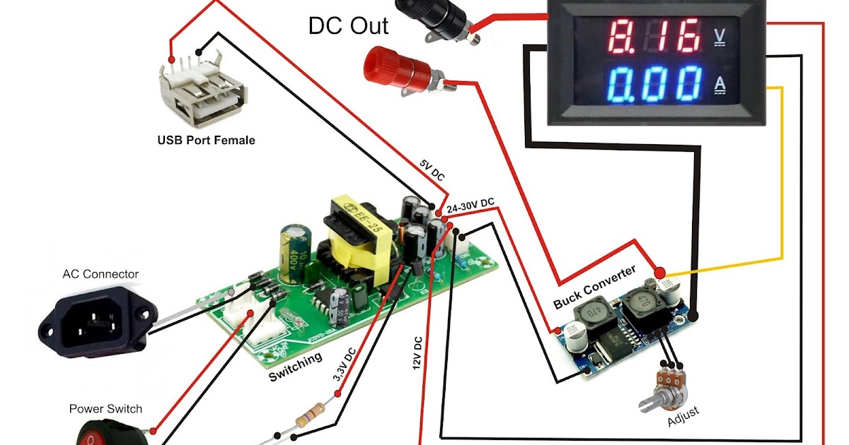 HKE Cahnnel Membuat Switching Adjustable Power Supply dengan