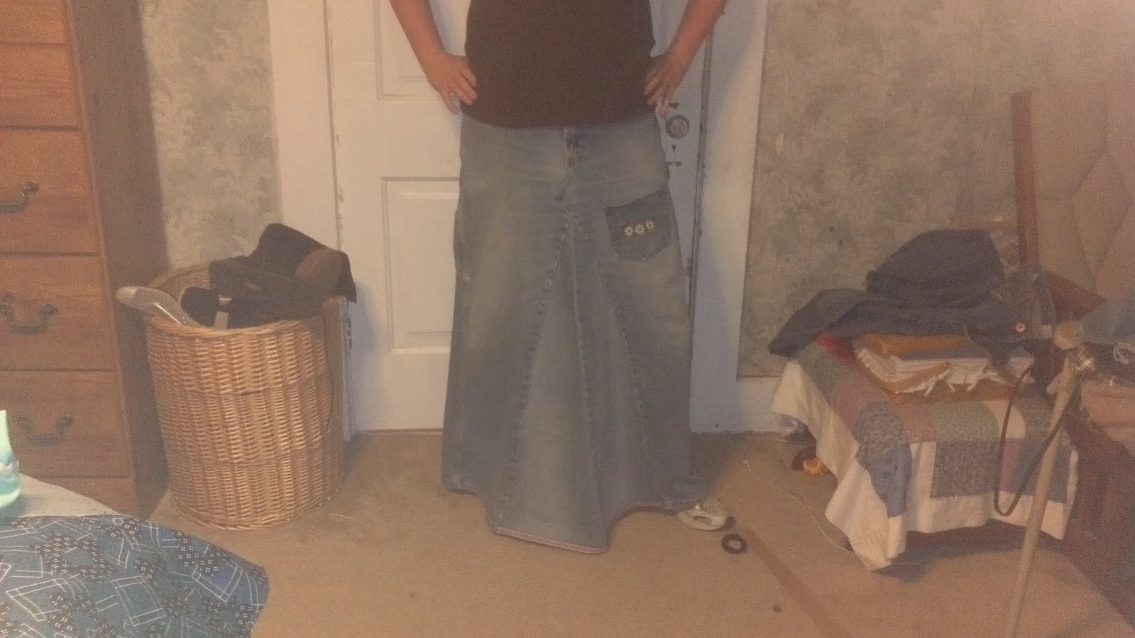 Making Jeans Into A Skirt 57