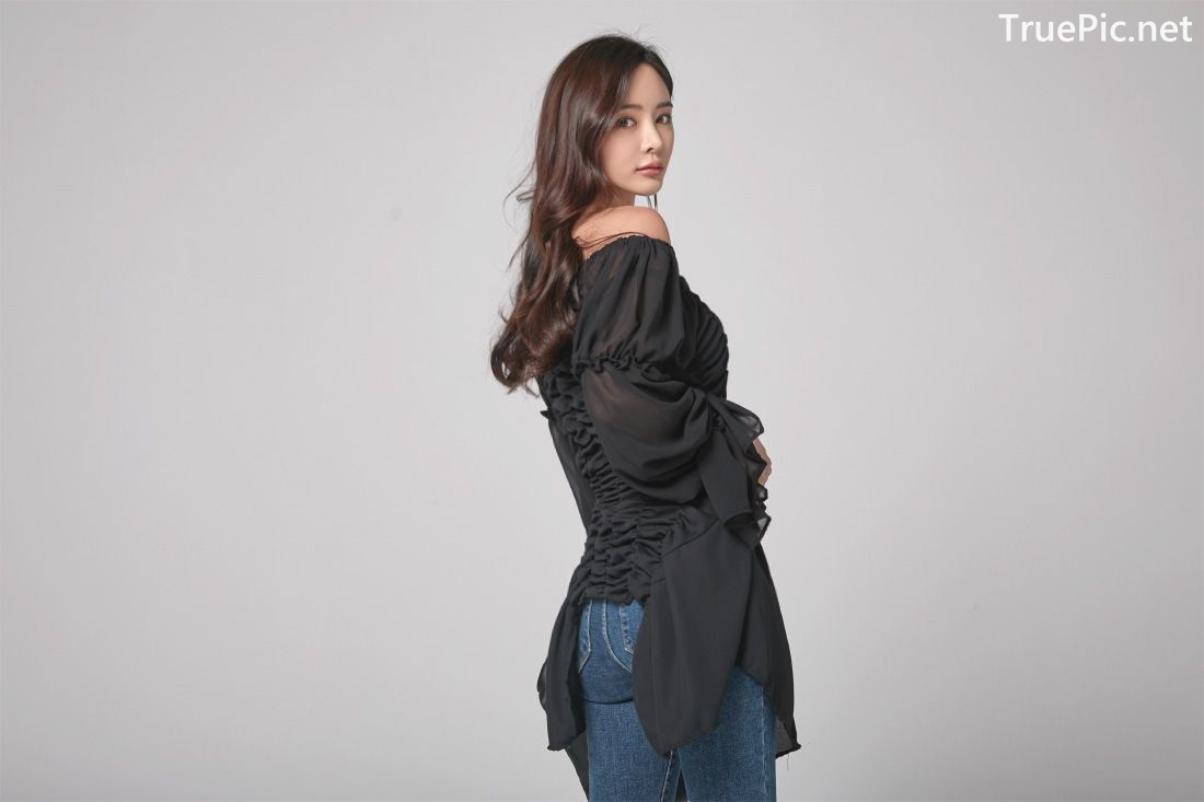 Image-Korean-Fashion-Model-Kim-Bo-Ram-Jeans-Set-Collection-TruePic.net- Picture-18