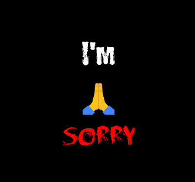 I am sorry sad dp