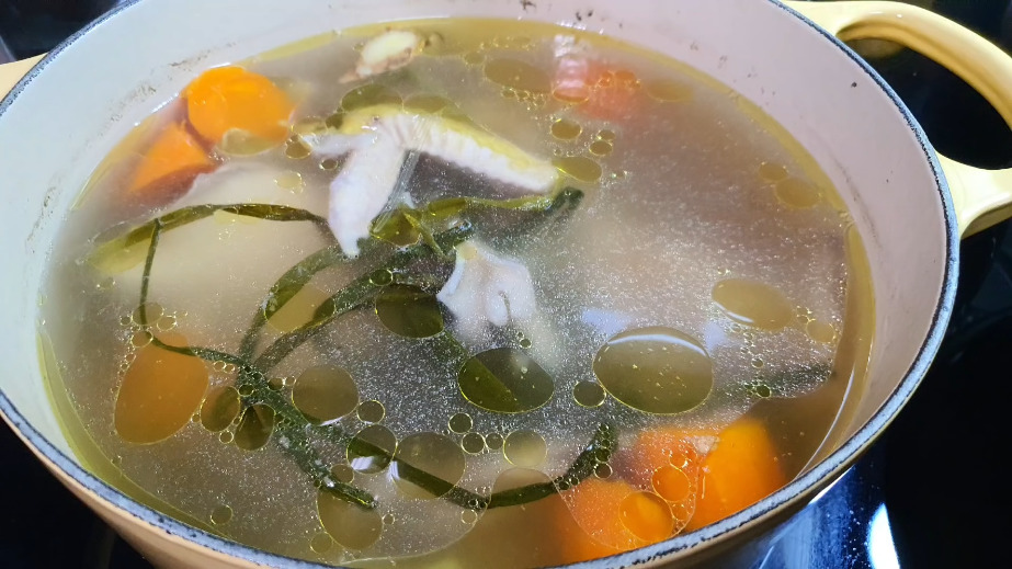 After an hour, the soup should be super no extra seasoning needed!