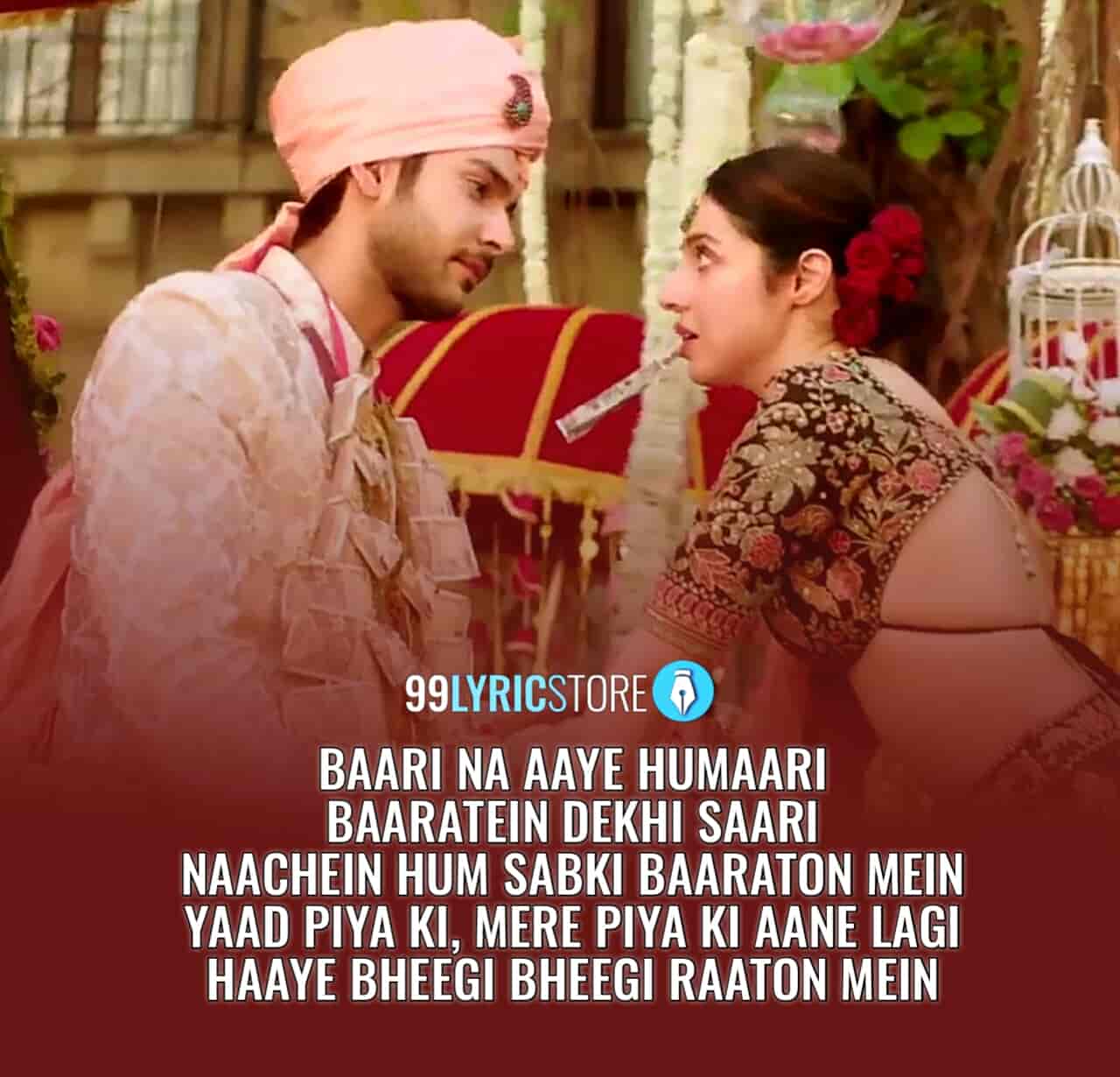 Yaad Piya Ki Aane Lagi Lyrics Divya Khosla Kumar Neha Kakkar Jaani