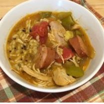 A Lightened Up Version of Chicken and Sausage Gumbo - mysavoryspoon